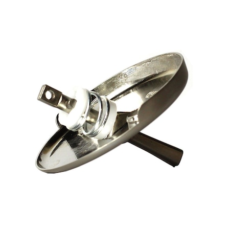 Thrifco Plumbing Satin Nickel Waste & Overflow Trip Plate 4402298